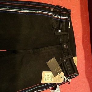 Unique NWT True Religion Jeans Sz 25W Hand painted
